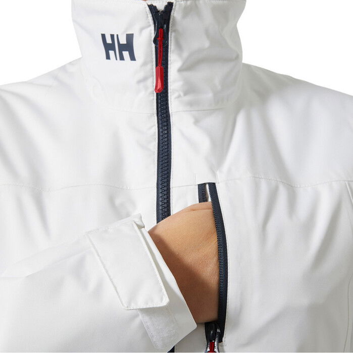 2024 Helly Hansen Frauen Crew Midlayer-Segeljacke 34449 - White